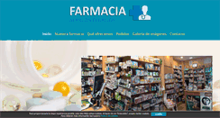 Desktop Screenshot of farmaciaalarconceballos.com