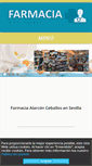 Mobile Screenshot of farmaciaalarconceballos.com